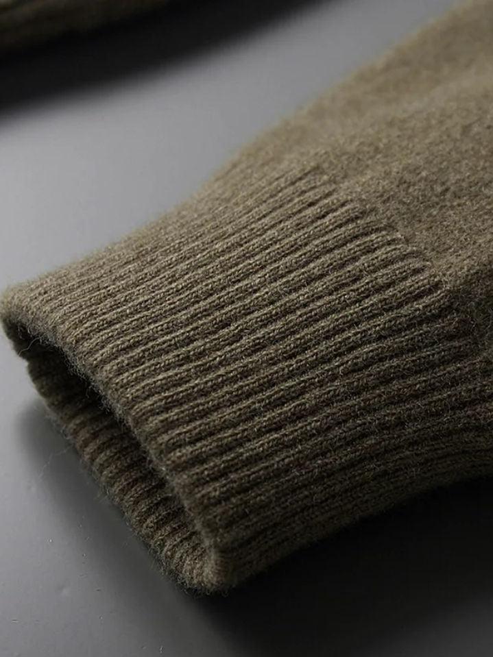 Noah | Camelfarbene Strickjacke mit Knopfleiste