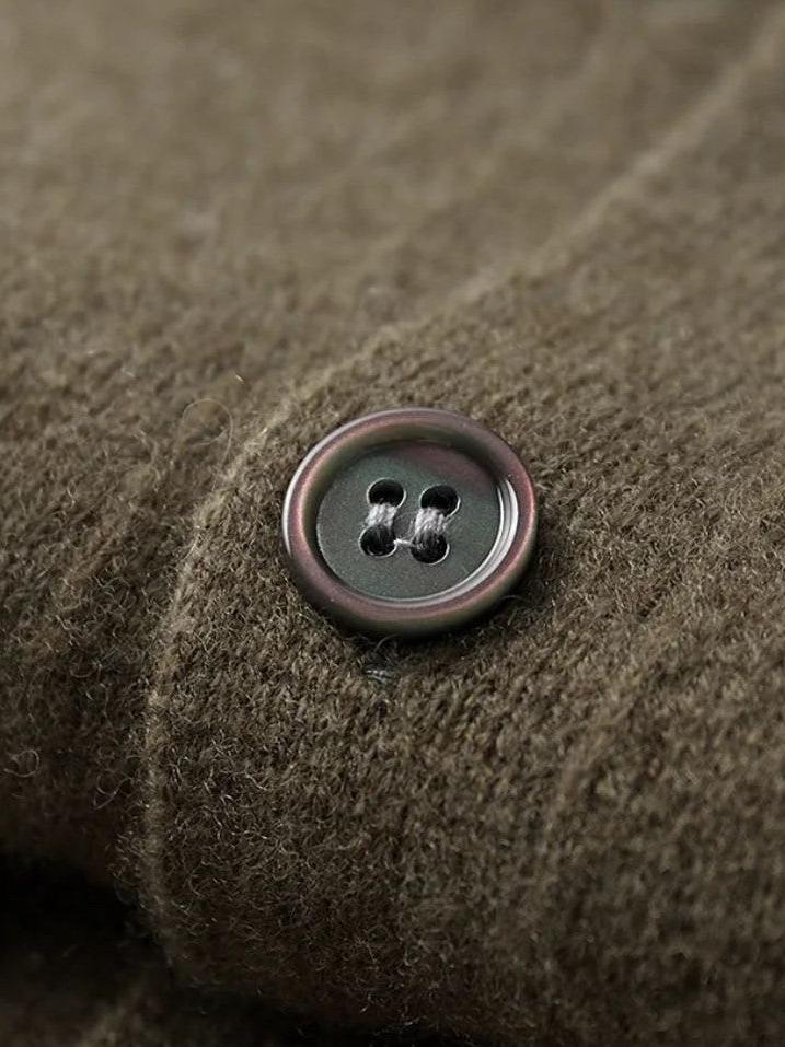 Noah | Camelfarbene Strickjacke mit Knopfleiste