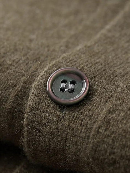 Noah | Camelfarbene Strickjacke mit Knopfleiste