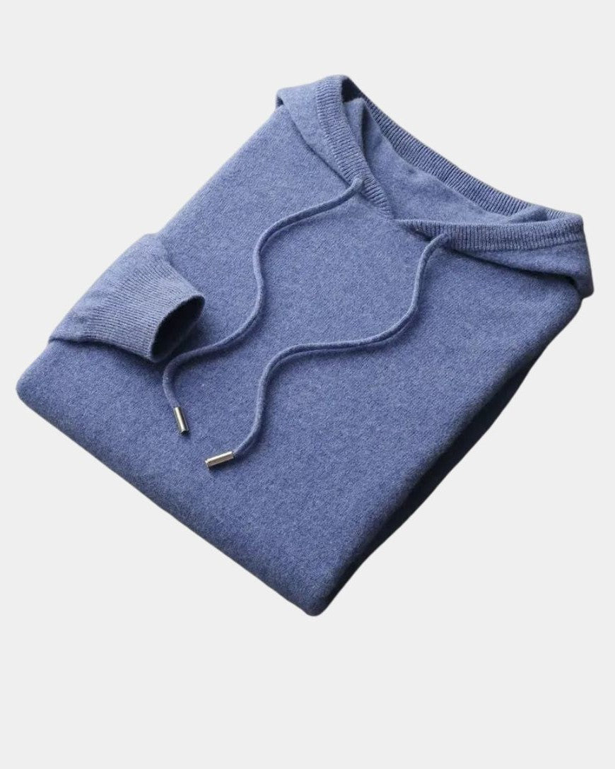 Noah | Beiger Strick-Hoodie
