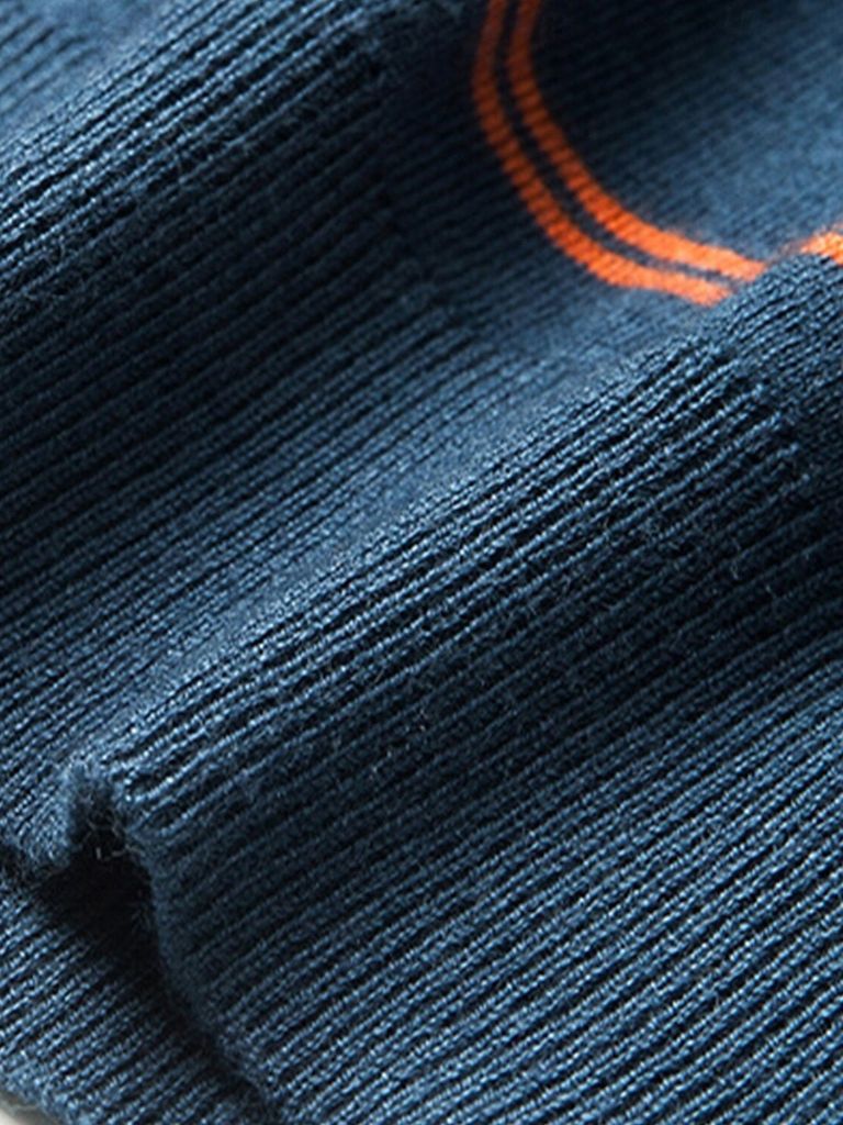 Noah | Gestreiftes Langarm-Poloshirt
