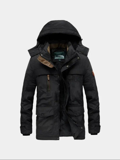 Noah | Grüne Outdoorjacke mit Kapuze
