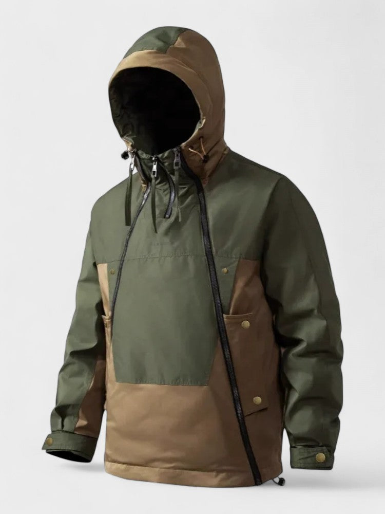 Paul | Grauer Winteranorak mit Kapuze