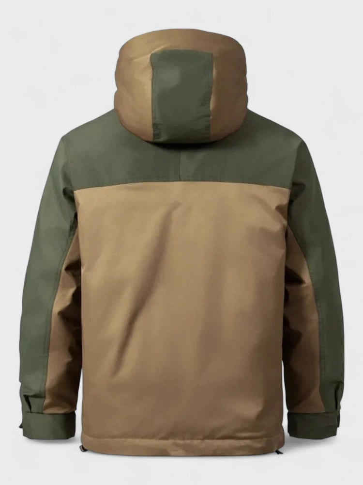 Paul | Grauer Winteranorak mit Kapuze