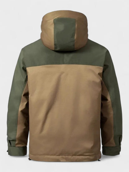 Paul | Grauer Winteranorak mit Kapuze