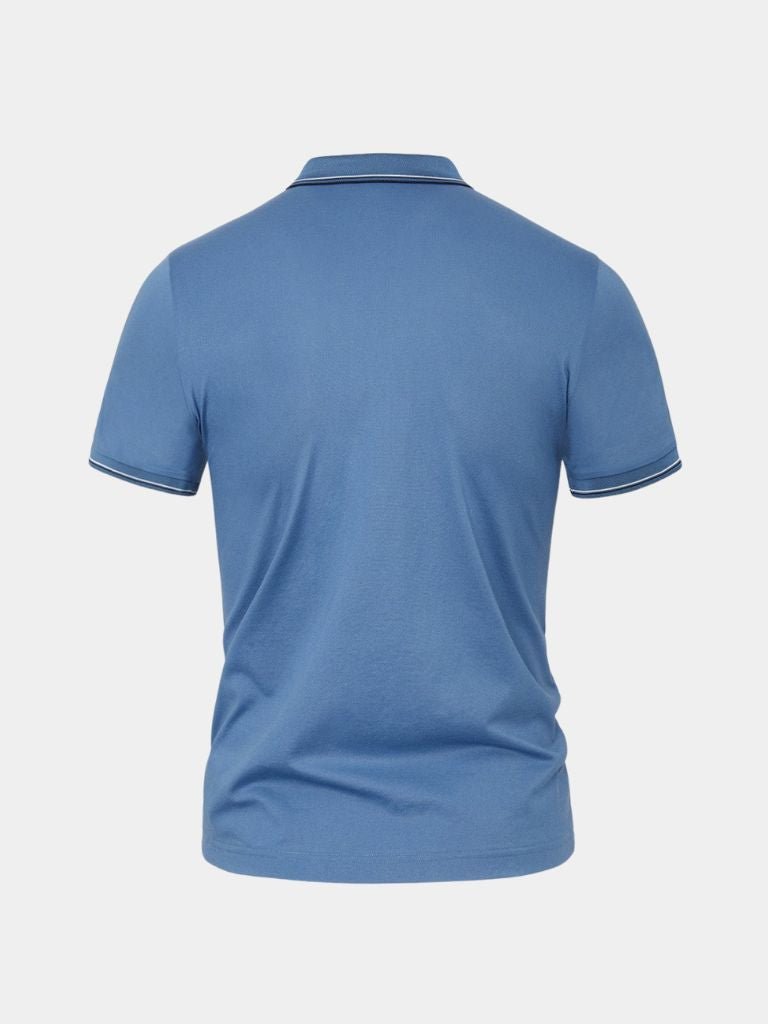 Rudolf | Klassisches blaues Poloshirt