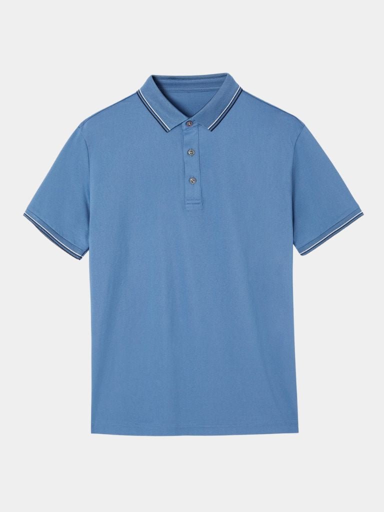 Rudolf | Klassisches blaues Poloshirt