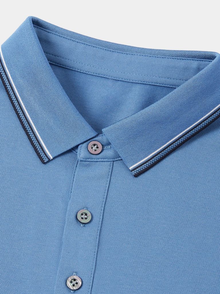 Rudolf | Klassisches blaues Poloshirt