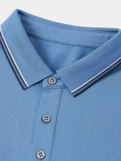 Rudolf | Klassisches blaues Poloshirt