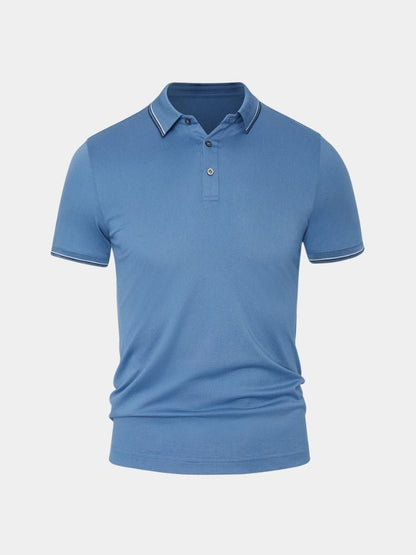 Rudolf | Klassisches blaues Poloshirt