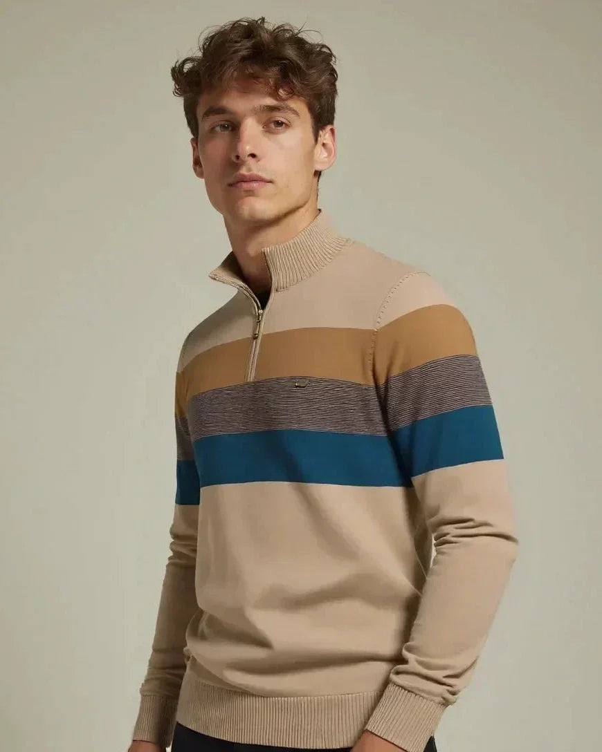 Robert | Colorblock-Troyer-Pullover