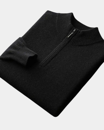 Rolf | Cremefarbener Troyer-Pullover