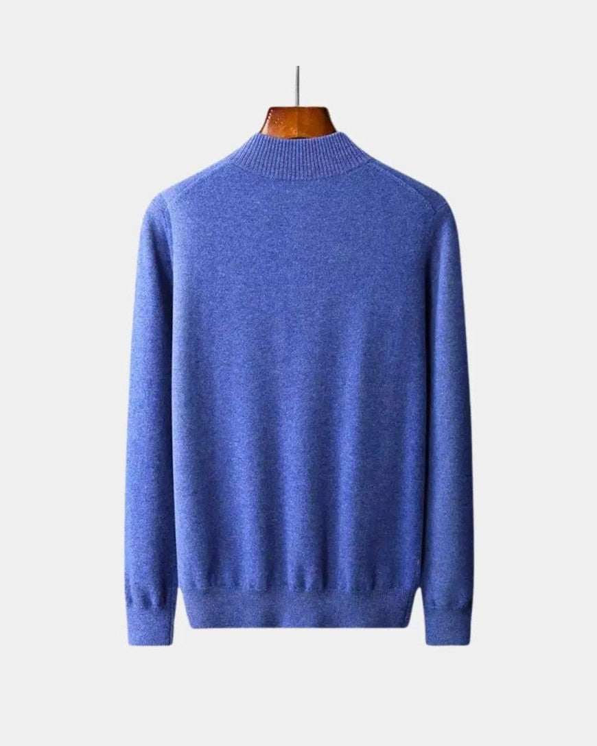 Rolf | Cremefarbener Troyer-Pullover