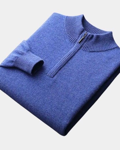 Rolf | Cremefarbener Troyer-Pullover
