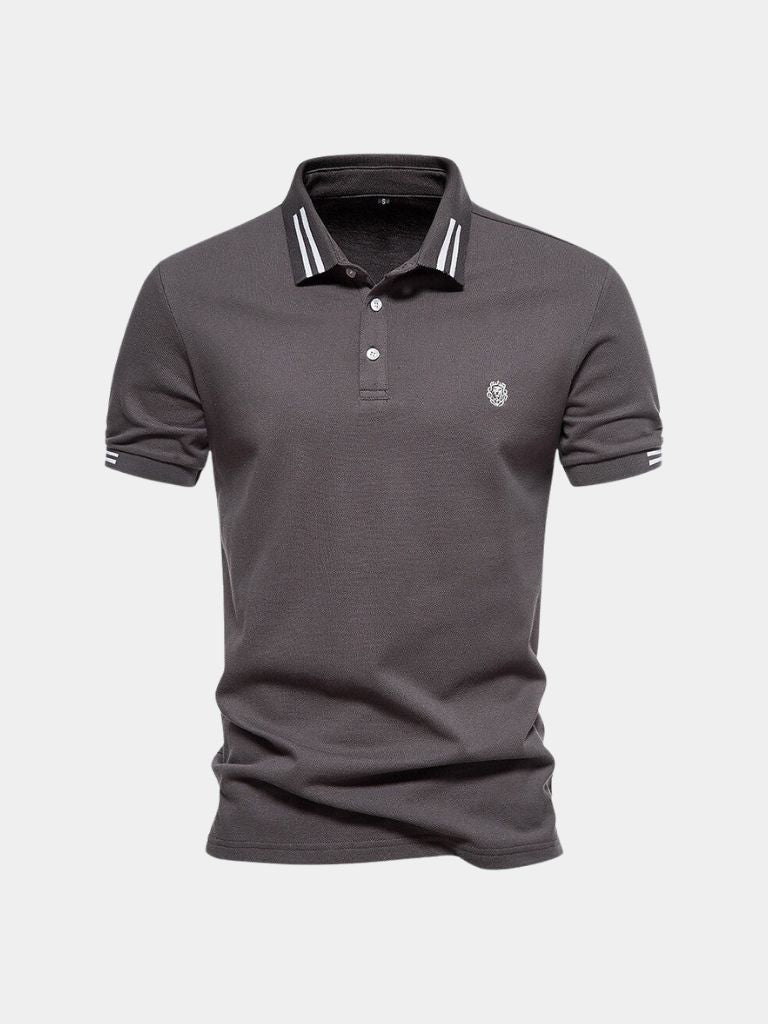 Rolf | Klassisches hellblaues Poloshirt