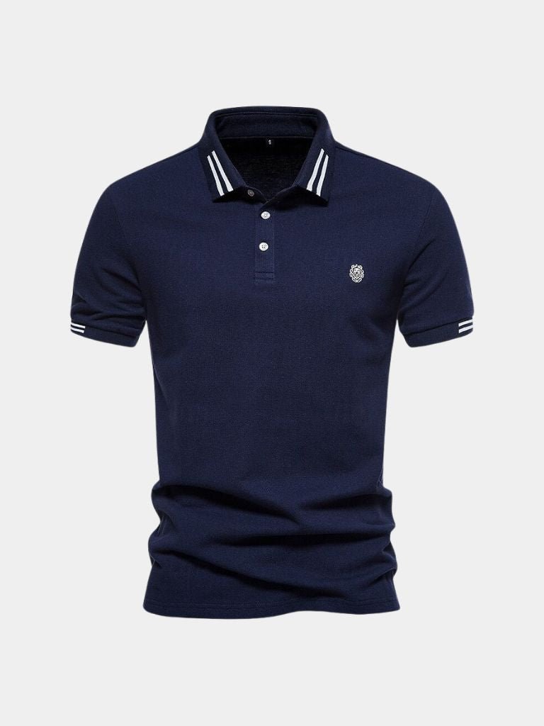 Rolf | Klassisches hellblaues Poloshirt
