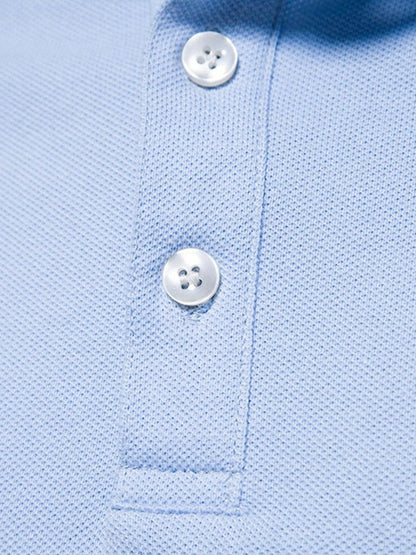 Rolf | Klassisches hellblaues Poloshirt