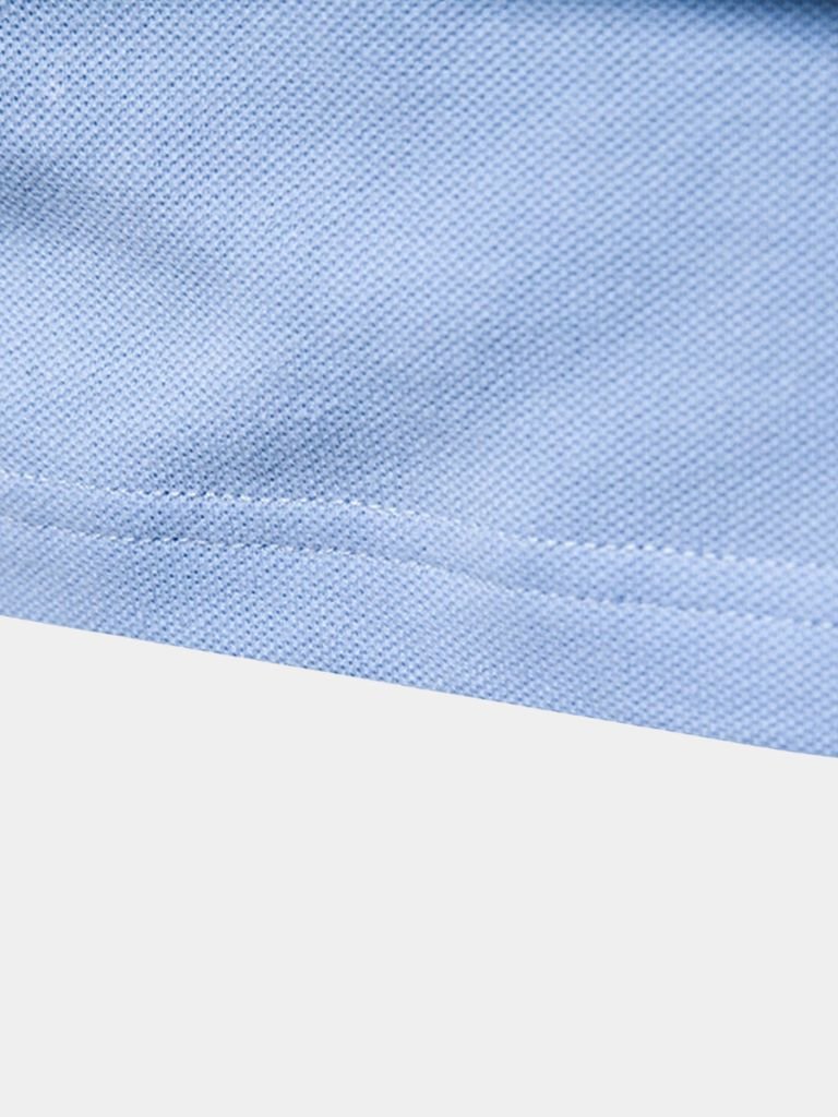 Rolf | Klassisches hellblaues Poloshirt