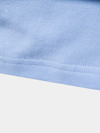 Rolf | Klassisches hellblaues Poloshirt