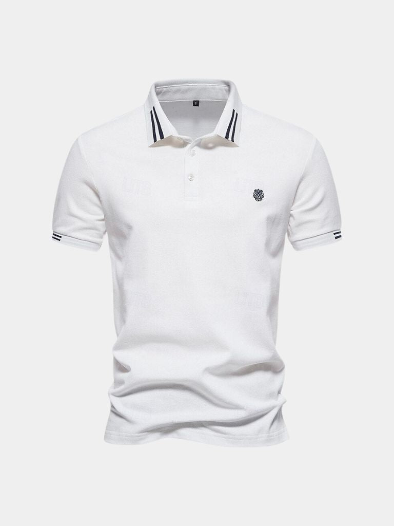Rolf | Klassisches hellblaues Poloshirt