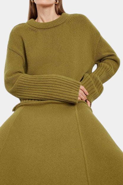 Patricia | Strickpullover & Maxirock Set