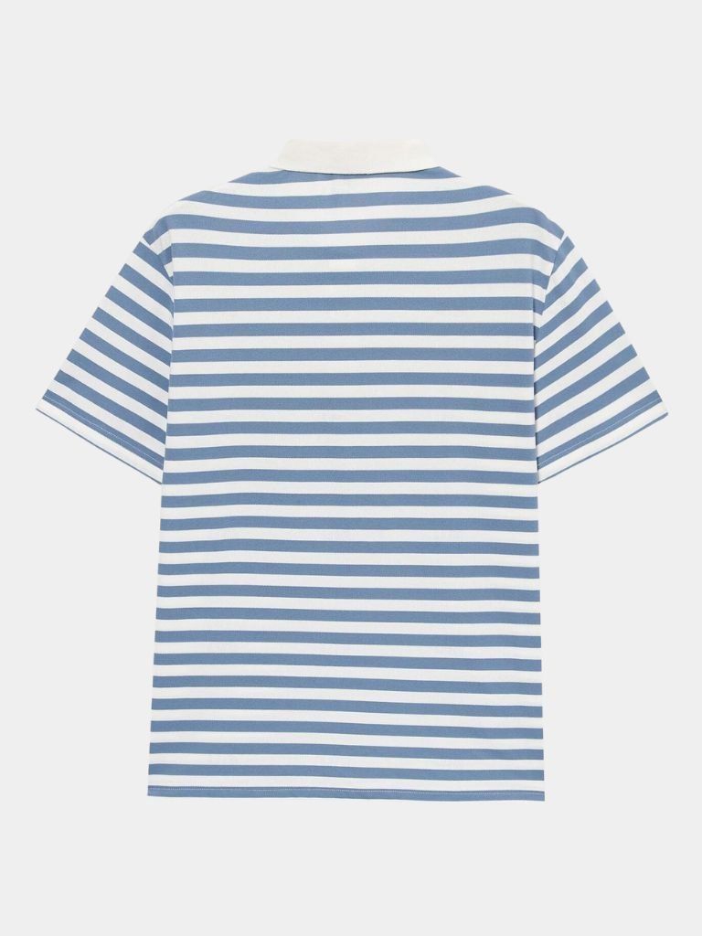 Siegfried | Blau gestreiftes Poloshirt