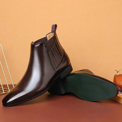 Theodor | Dunkelbraune Chelsea-Boots