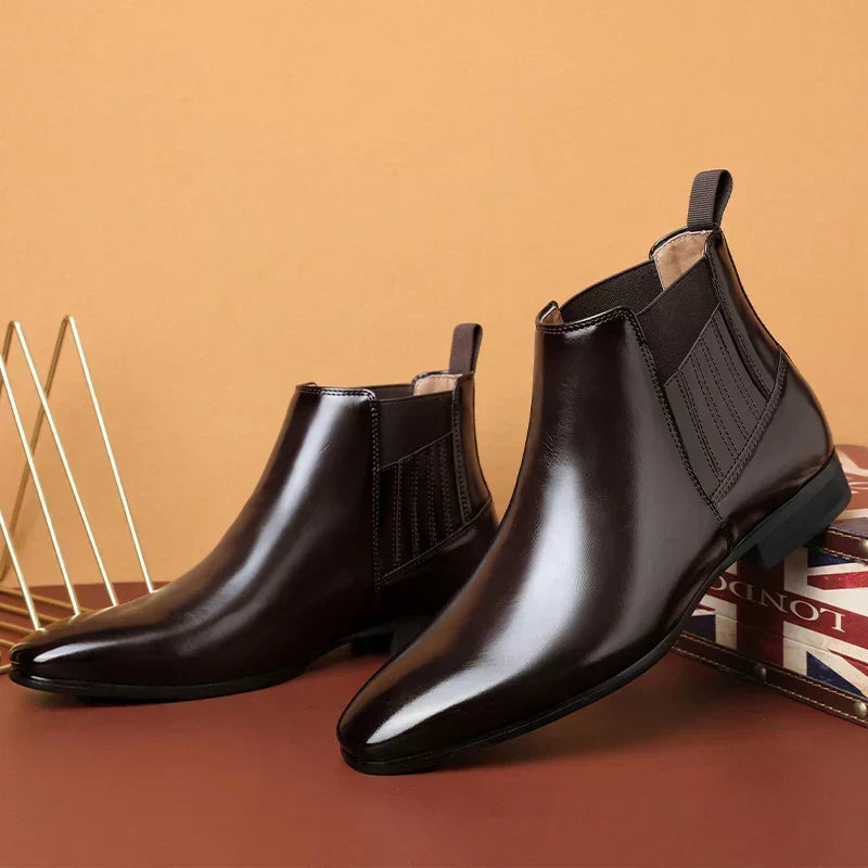 Theodor | Dunkelbraune Chelsea-Boots