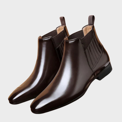 Theodor | Dunkelbraune Chelsea-Boots