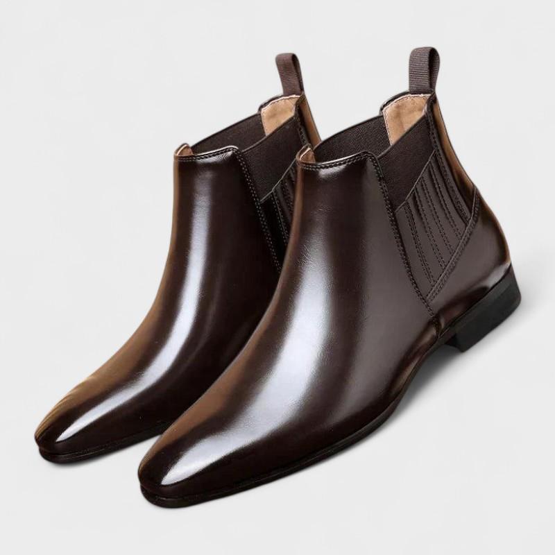 Theodor | Dunkelbraune Chelsea-Boots