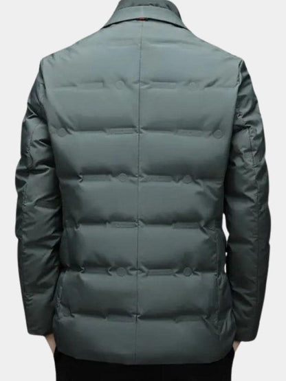 Sven | Graue gesteppte Sakkojacke