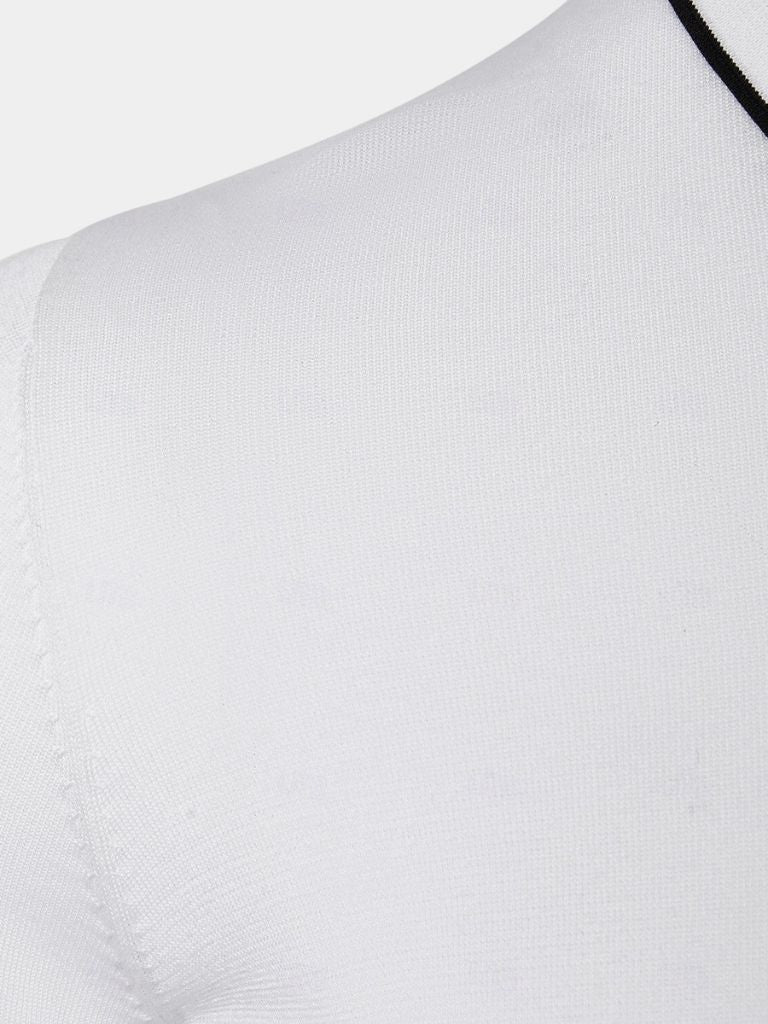 Sigmund | Langarm-Poloshirt mit Reißverschluss