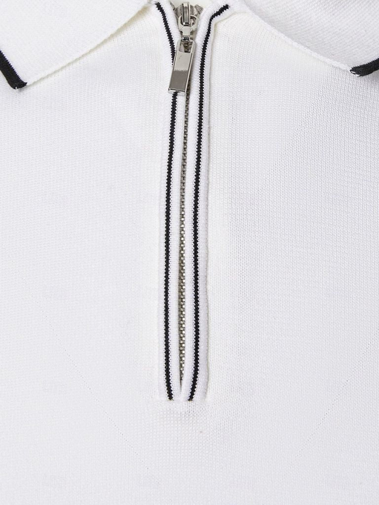 Sigmund | Langarm-Poloshirt mit Reißverschluss