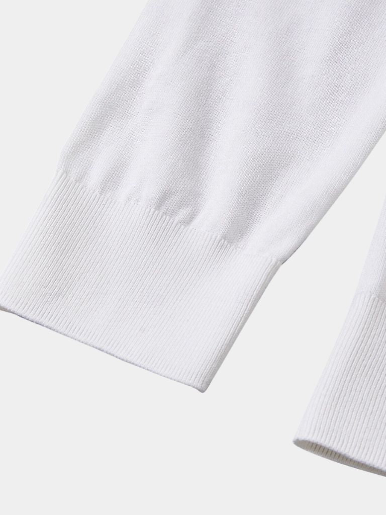 Sigmund | Langarm-Poloshirt mit Reißverschluss