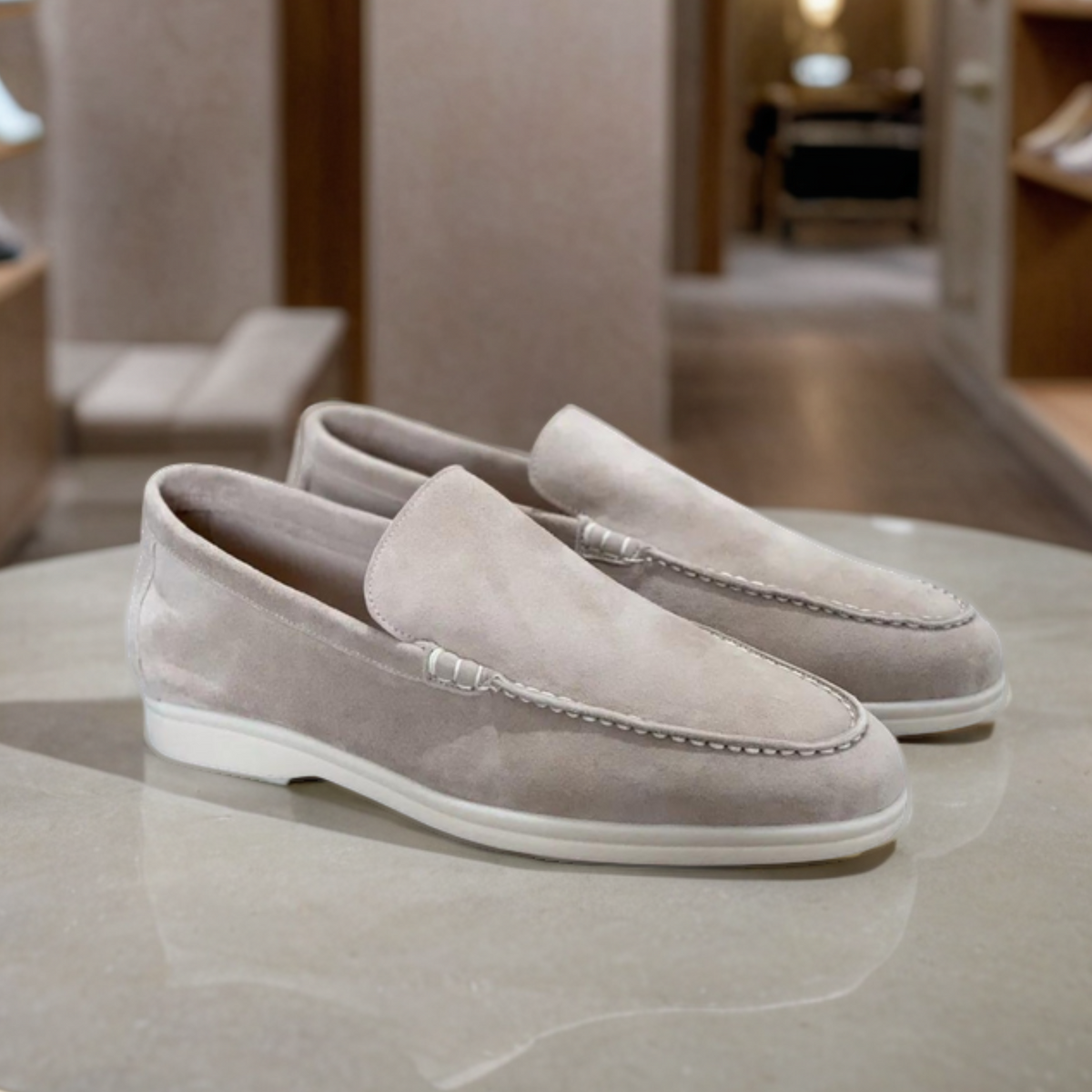 Christoph | Elegante Loafer in Veloursoptik