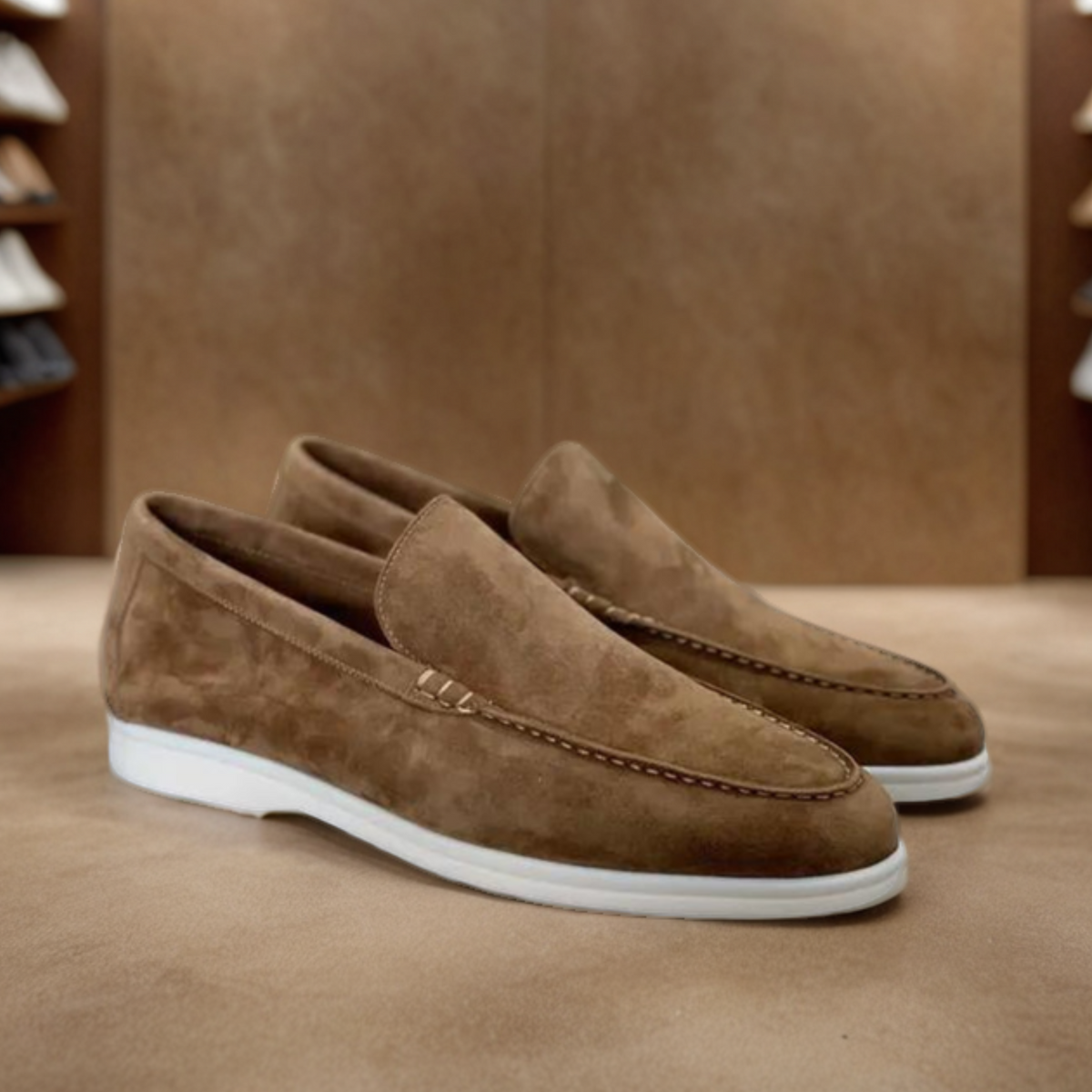 Christoph | Elegante Loafer in Veloursoptik