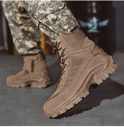 Walter | Olivgrüne Outdoor-Wanderstiefel