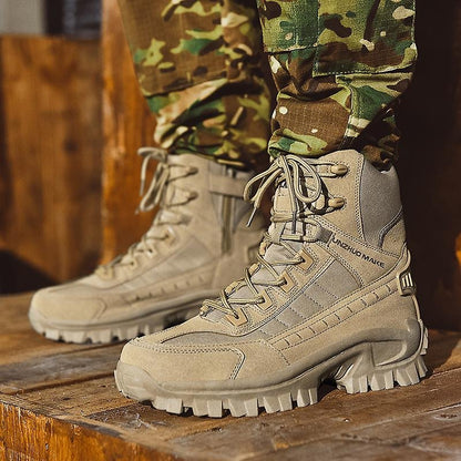 Walter | Olivgrüne Outdoor-Wanderstiefel