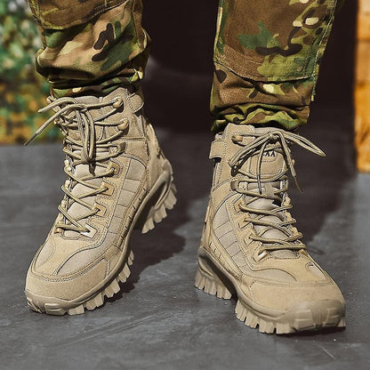Walter | Olivgrüne Outdoor-Wanderstiefel