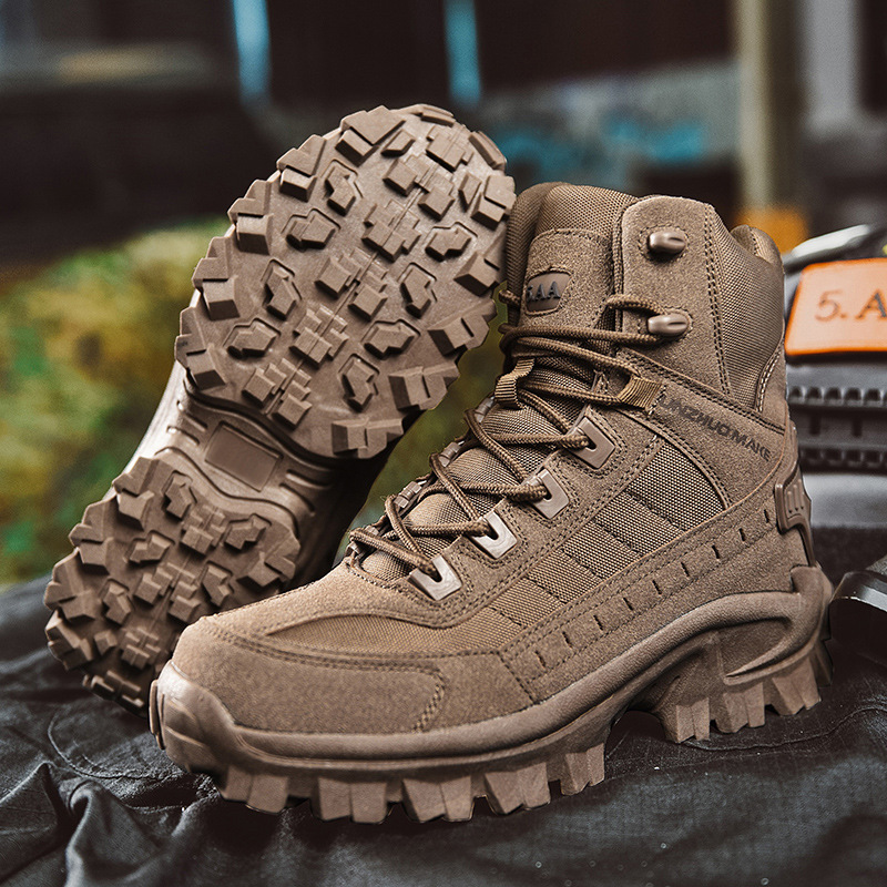 Walter | Olivgrüne Outdoor-Wanderstiefel