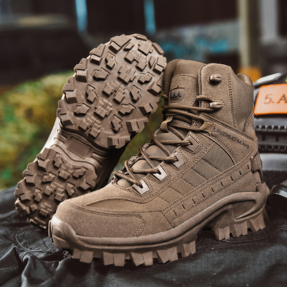 Walter | Olivgrüne Outdoor-Wanderstiefel