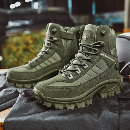 Walter | Olivgrüne Outdoor-Wanderstiefel