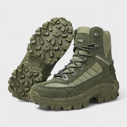 Walter | Olivgrüne Outdoor-Wanderstiefel