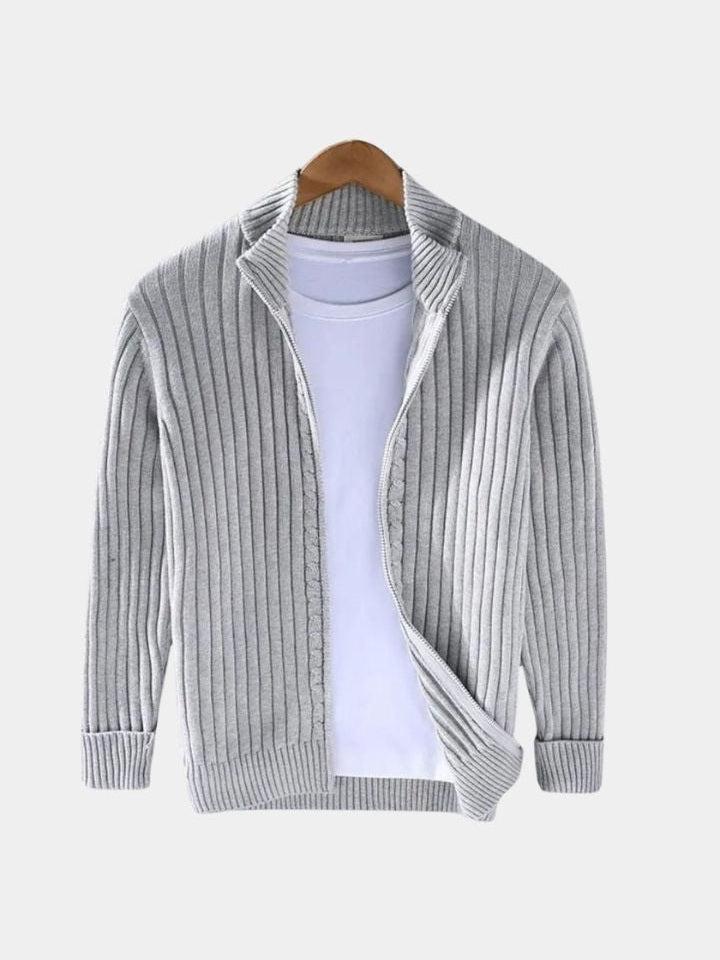 Thorsten | Dunkelblaue Strickjacke