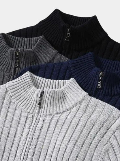 Thorsten | Dunkelblaue Strickjacke