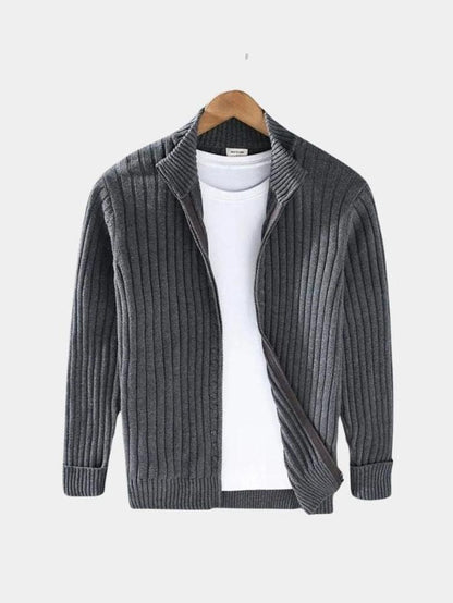 Thorsten | Dunkelblaue Strickjacke