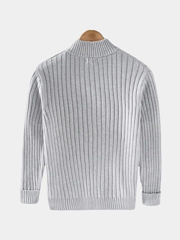 Thorsten | Dunkelblaue Strickjacke
