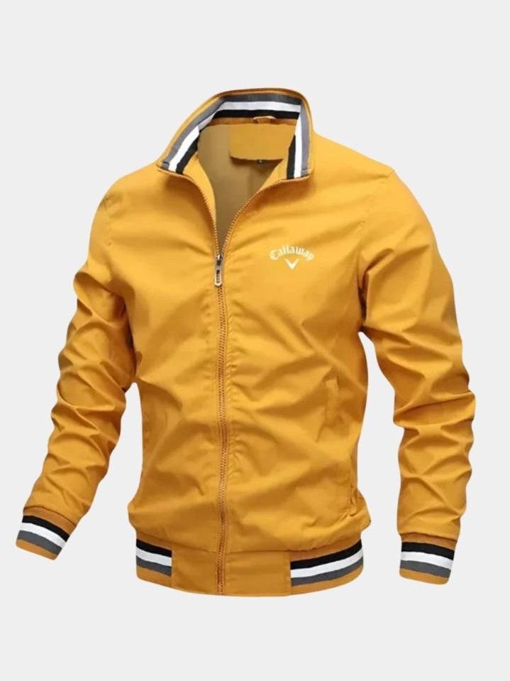 Thorsten | Senfgelbe Bomberjacke