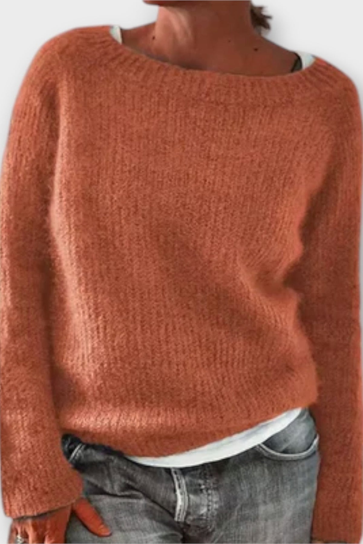 Regina | Senfgelber Oversize-Strickpullover