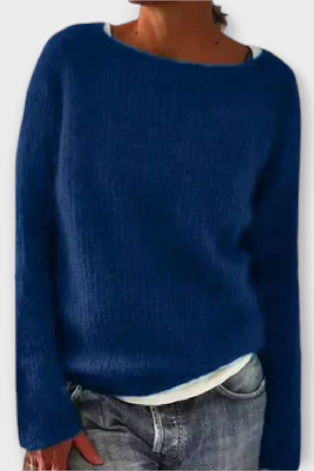 Regina | Senfgelber Oversize-Strickpullover